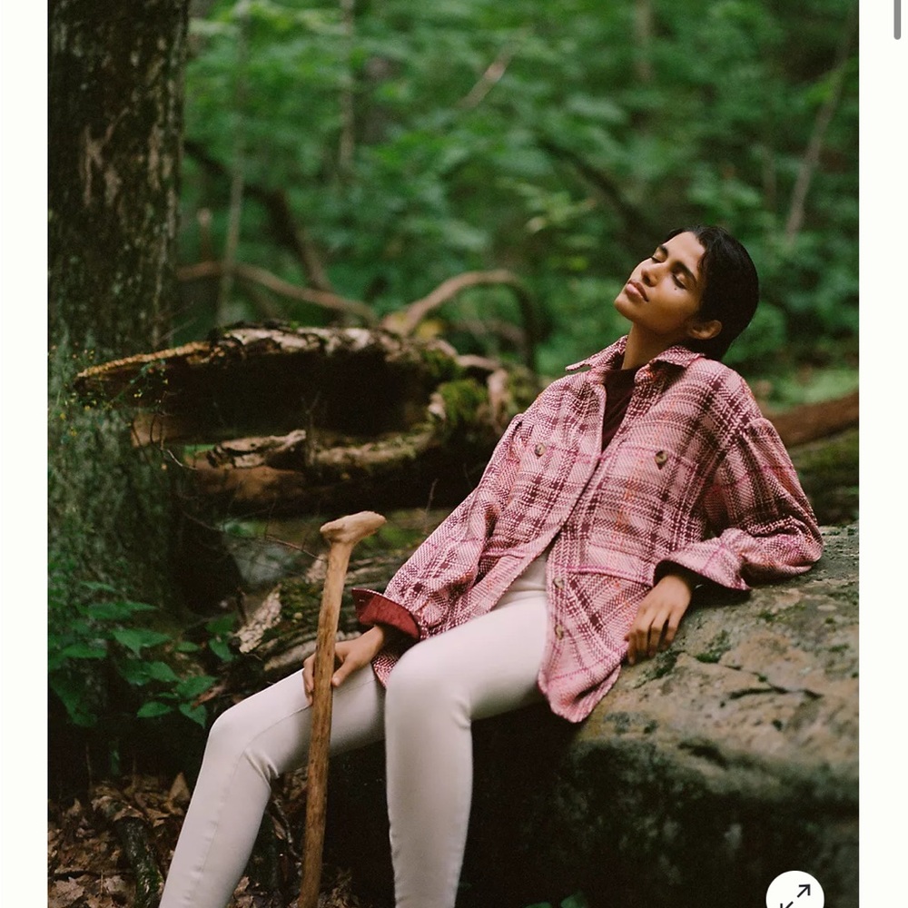 Anthropologie Hudson Plaid Jacket